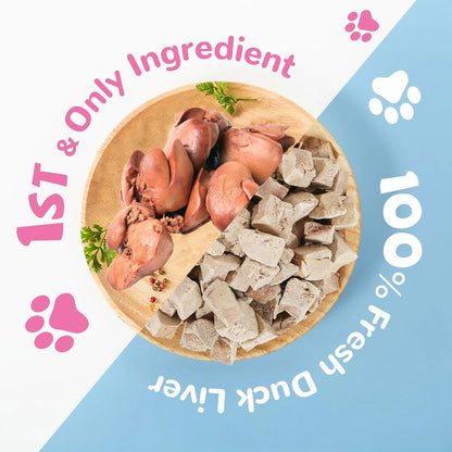 ZAZAPET -低溫凍乾鴨肝粒 寵貓狗小食 補充鐵質 0添加 50g