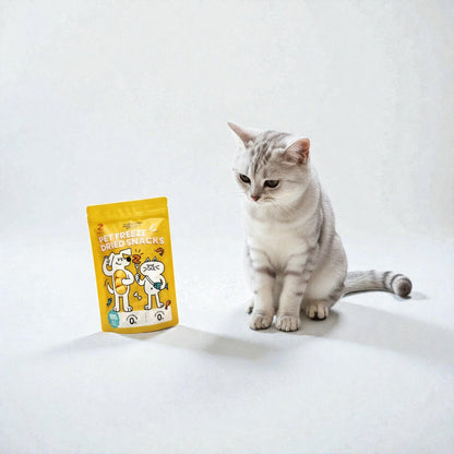 ZAZAPET -凍乾原切蛋黃粒 無添加新鮮蛋黃 寵物貓狗凍乾 卵磷益智 高效補能 50g/包