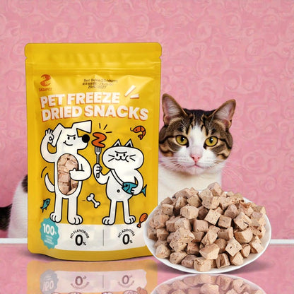 ZAZAPET -低溫凍乾鴨肝粒 寵貓狗小食 補充鐵質 0添加 50g
