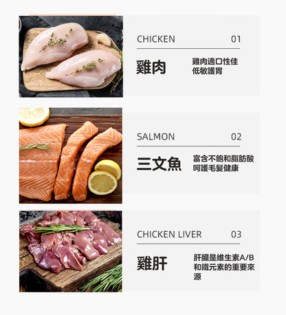 ZAZAPET - 【富含魚油+雞肉+三文魚】 鮮製貓草凍乾粒 貓咪化毛 富含維生素 呵護毛孩腸胃健康 70g/罐